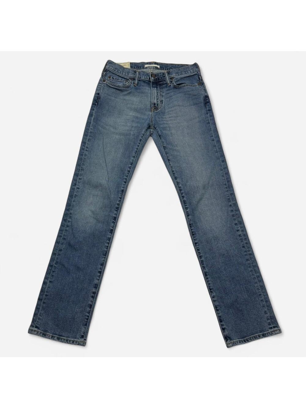 Abercrombie & Fitch Slim Straight Jeans Medium Wash 26x30 Classic Denim